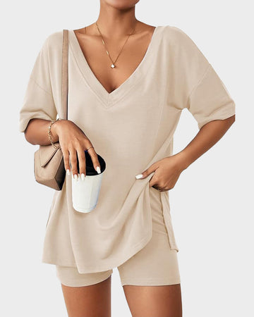 Casual Vibe Comfy Oversized 2-Piece Lounge Set