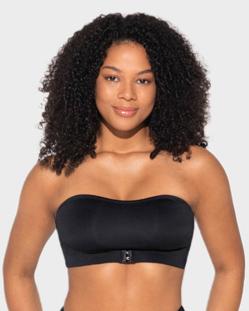Front Closure Wireless Seamless Bandeau Bra