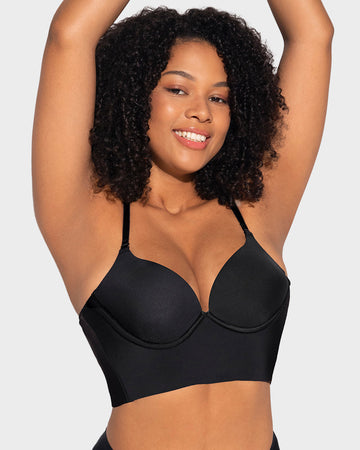 Seamless Deep V Backless Bra