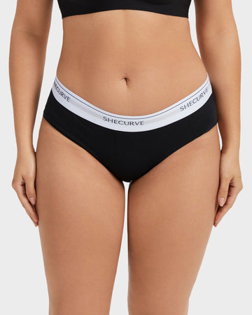 Soft Cotton Logo Waist Low-Rise Briefs (6 Pack)